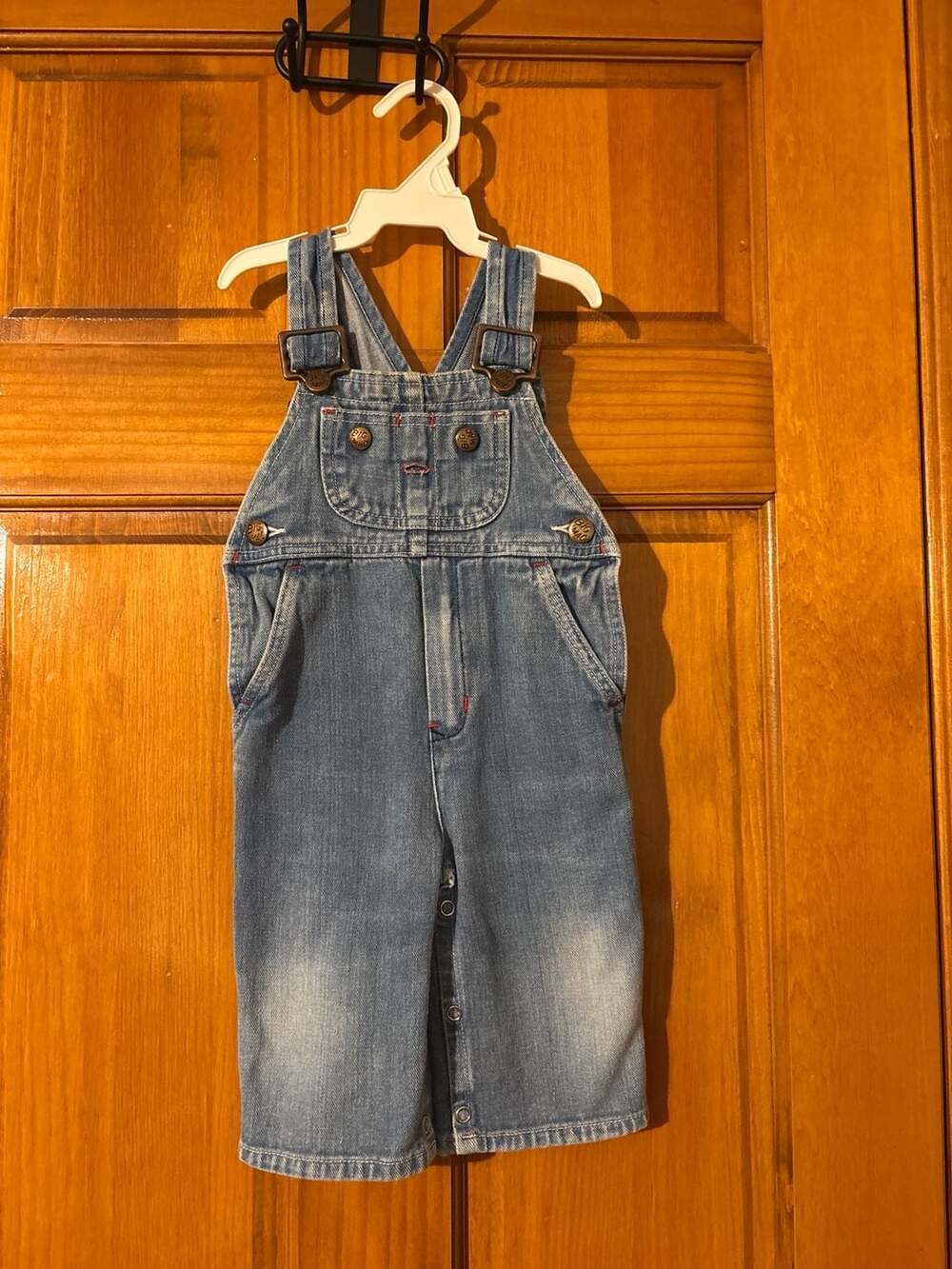 Vintage Big Mac JCPenney Denim Overalls Infant Toddler Size 18M